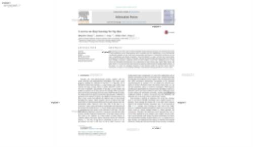 A survey on deep learning for big data